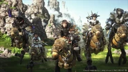 XIV-NewChocobos.jpg (345 KB) Chocobo in A Realm Reborn opening FMV.