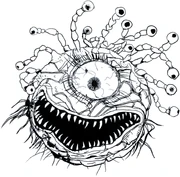 Concept artwork of the monster's original design by .