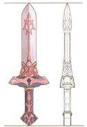 Concept artwork for the Coral Sword.