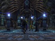 Inside Djose Temple in Final Fantasy X.