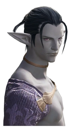 A male Duskwight (Shader) bust.