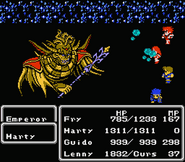 Meteo 1 in Final Fantasy II (NES).