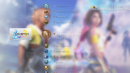 Final Fantasy X HD Remaster trophies list on the PlayStation 3 menu.