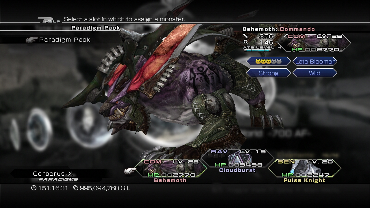 Menu Final Fantasy Xiii 2 Final Fantasy Wiki Fandom