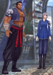 Raijin and Fujin from FFVIII Remastered