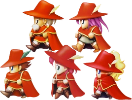 Red Mage Job from FFV SD art