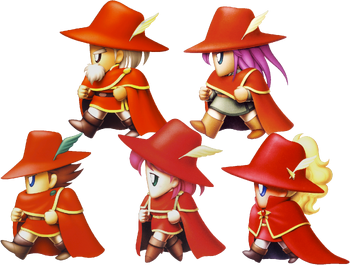 Red Mage Job from FFV SD art