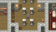 Inside Eblan Castle in Final Fantasy IV: The After Years (PSP).