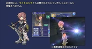 Advertisement for Lightning's costume.