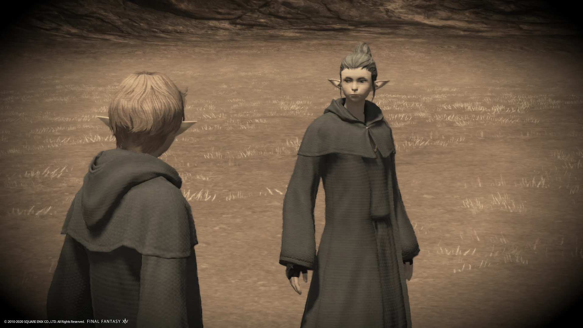 Taynor and young Nyelbert from FFXIV
