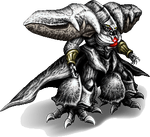 Diamond Weapon FFVII from FFBE enemy sprite