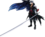Sephiroth's Kingdom Hearts appearance render from Dissidia 012 Final Fantasy.