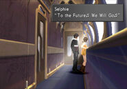 FF8ScreenshotSelphie4.jpg (204 KB) Selphie and Squall on a train.