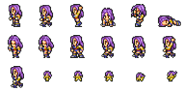 Set of Maria's sprites.