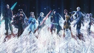FFBE Cast.png (813 KB) Nichol and the cast of Final Fantasy Brave Exvius in the Touch It music video.