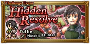 Global event banner for "Hidden Resolve".