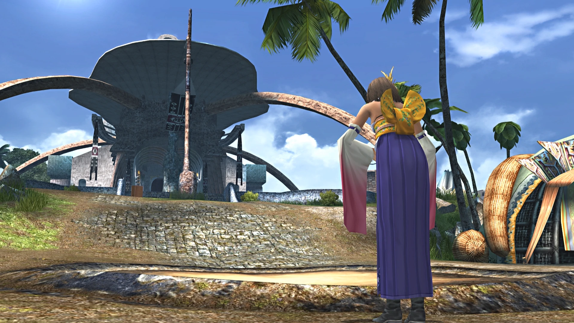 FFX HD Yuna Leaving Besaid