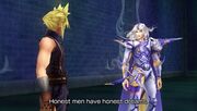 Cecil talk Cloud dissidia