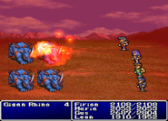 Fire (6-9, single) in Final Fantasy II (PS).