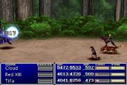 Tifa using Slash-All.