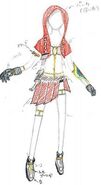 Serah's "Red Riding Hood" (scrapped DLC outfit).