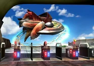 Mobile Galbadia Garden airborne.