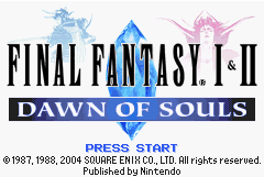 Final Fantasy I & II: Dawn of Souls | Final Fantasy Wiki | Fandom