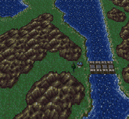 Imperial Observation Post on the World Map (SNES).