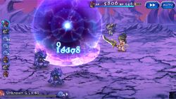Maina using Ruinous Omen from FFD2
