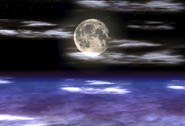 Moon in Bahamuts summon animation from FFVIII Remastered