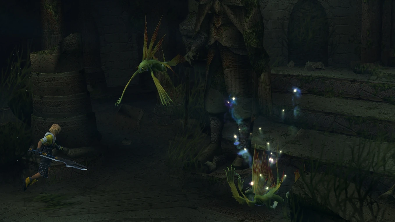 Tidus fights in baaj