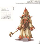 Concept art of the White Mage.