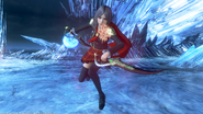 Rem wielding her twin daggers in Final Fantasy Type-0.