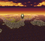 The Falcon's appearance on the world map. (GBA).