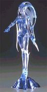 Translucent version of a figure (Shiva).