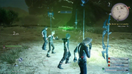 Armiger Chain conjures royal arms for all of Noctis's party.