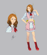 Esther concept art for Final Fantasy VII Rebirth