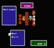 FF1 NES Shop