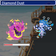 Diamond Dust in battle.