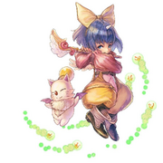 FFLTnS Eiko and Mog Artwork