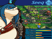 Seeq in the Final Fantasy Tactics A2 after main menu introduction.