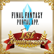 For the 1st anniversary of the English version of Final Fantasy Portal App were granted some extra crystals to Triple Triad's players.