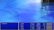 Tsunami as an enemy ability in Final Fantasy IV (PSP).