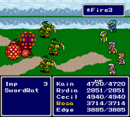 FFIV SNES Fire3.png (12 KB) Fire3