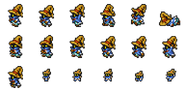 Set of Vivi's sprites.