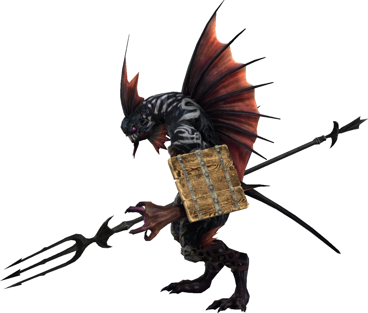 Shelfspine Sahagin from FFXIV