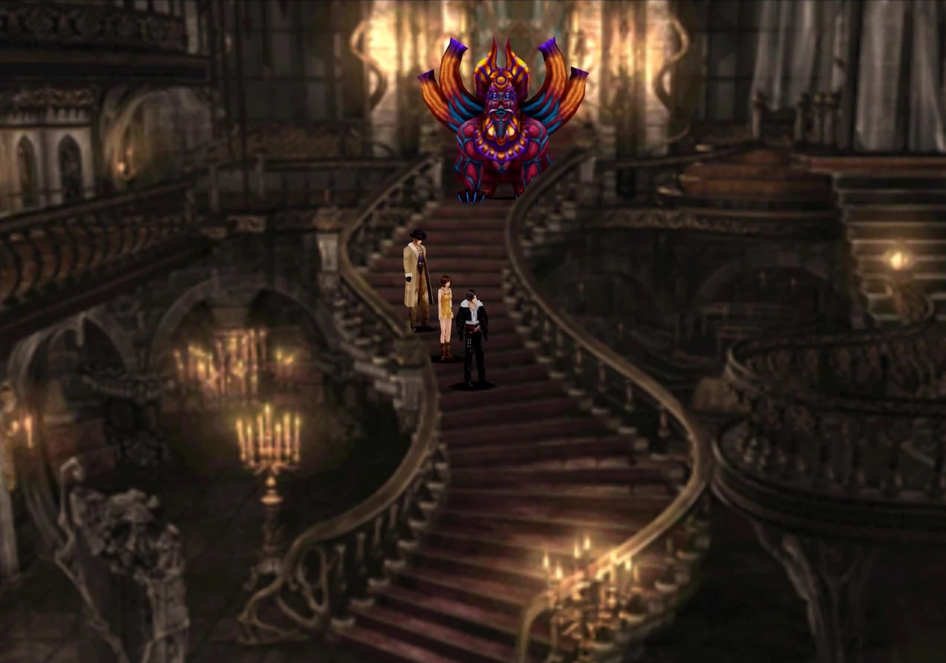 Sphinxaur in Ultimecia Castle from FFVIII Remastered