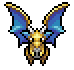 Wyvern in flight in Pixel Remaster.