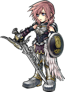 Artwork for Lightning's costume.