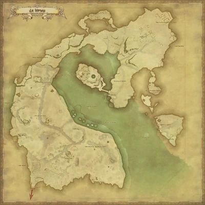 Il Mheg map from FFXIV
